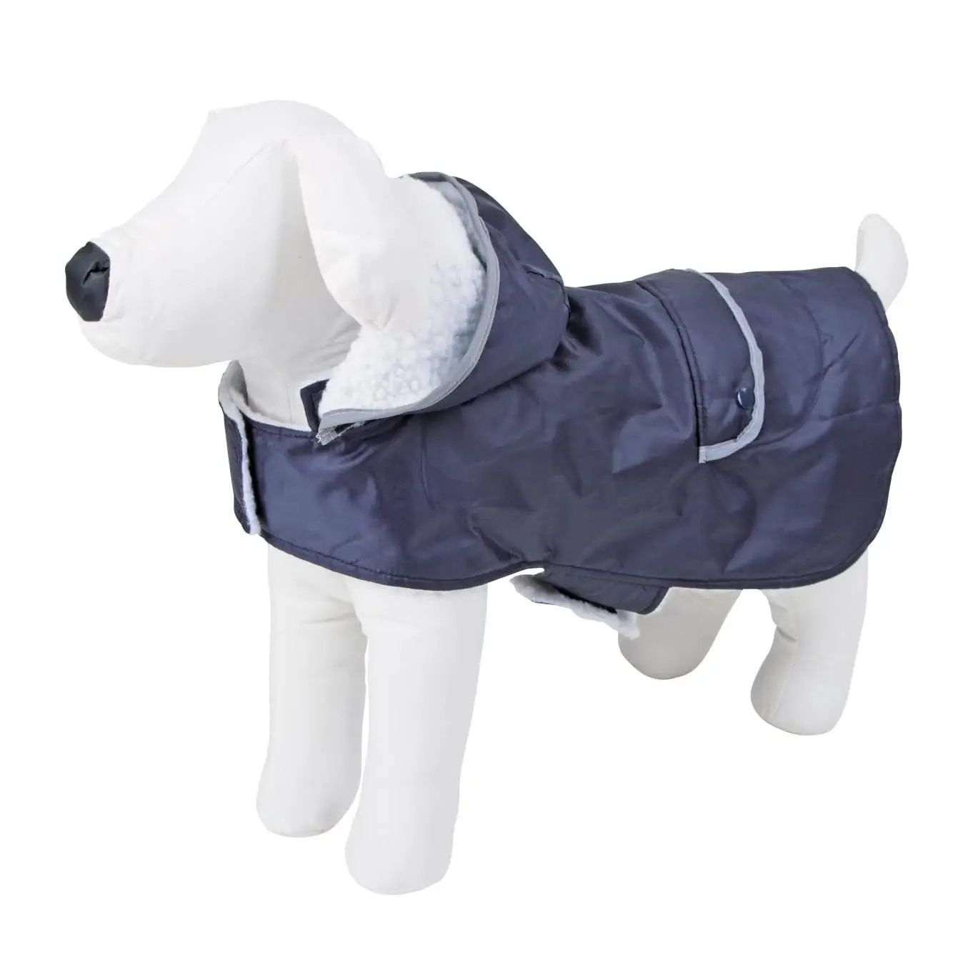Teddy Hundejakke med Aftagelig Hætte